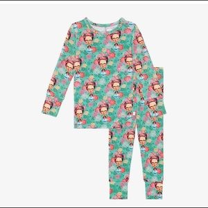 Posh Peanut 2-Piece Girls Long Sleeve Pajamas